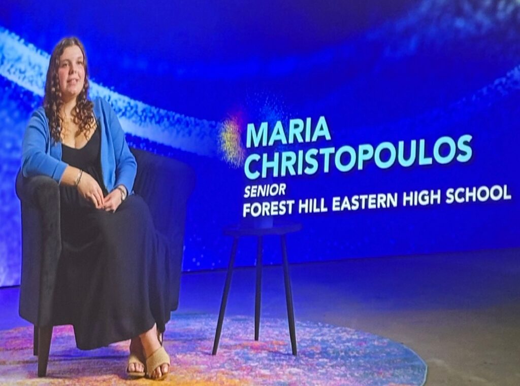 Maria Christopoulos's Slide at Presentation