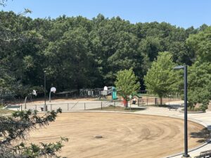 a new school parking lot