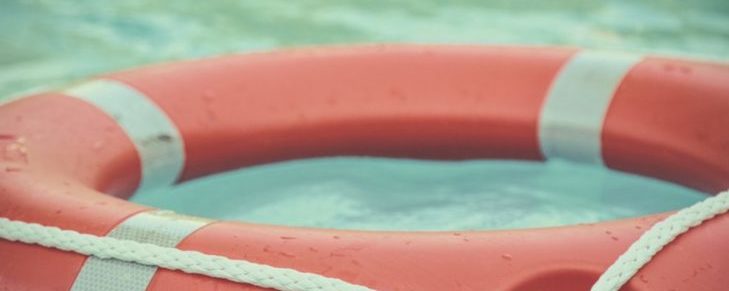 photo of a life ring buoy
