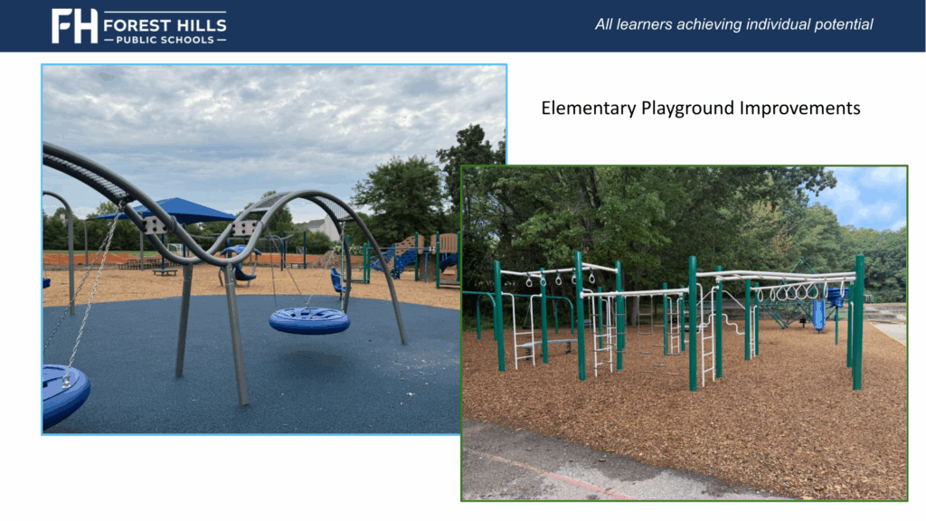 new playground equipment